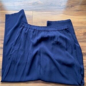 Eileen fisher silk palazzo cropped pants XS